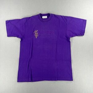 Vintage 90s Caesars Palace Las Vegas Casino Purple Womens Size L Made In USA